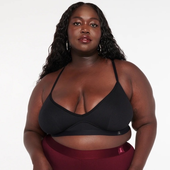 SAVAGE X FENTY RIB ESSENTIALS UNLINED BRALETTE 4X - Picture 2 of 15